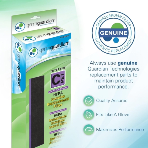 Boîte ouverte - Filtre de rechange True HEPA FLT5250PT de Germ Guardian pour purificateur d'air