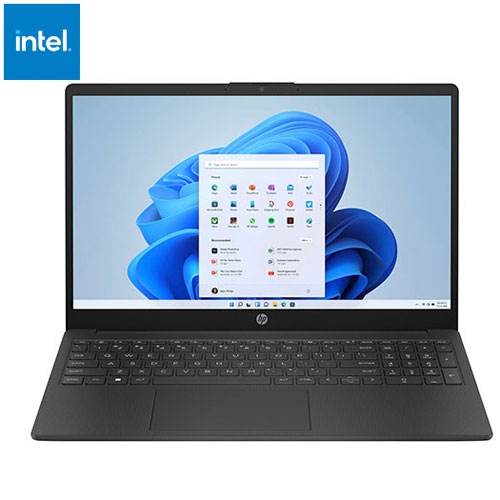 Remis à neuf - portable 15,6 po de HP - Noir de jais (N100 d'Intel/SSD 512&nbsp;Go/RAM 8&nbsp;Go/Windows 11 famille)