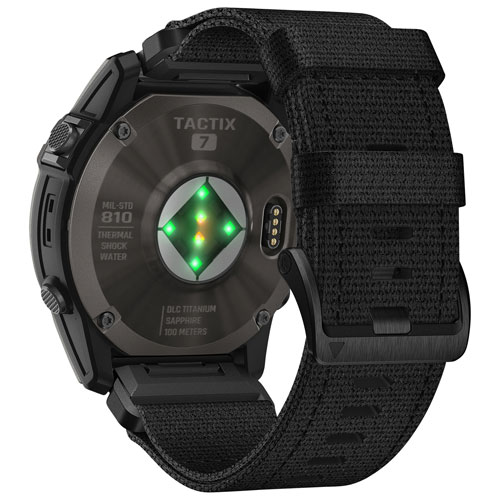 Montre intelligente multisport Bluetooth de 51 mm tactix 7 AMOLED Edition de Garmin - Noir