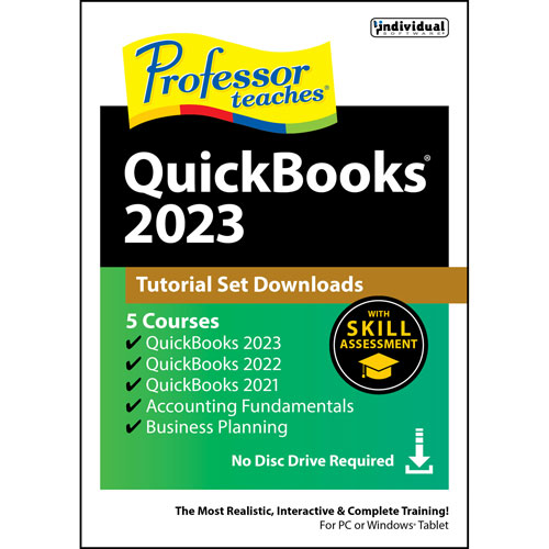 Professor Teaches QuickBooks 2023 - Téléchargement numérique