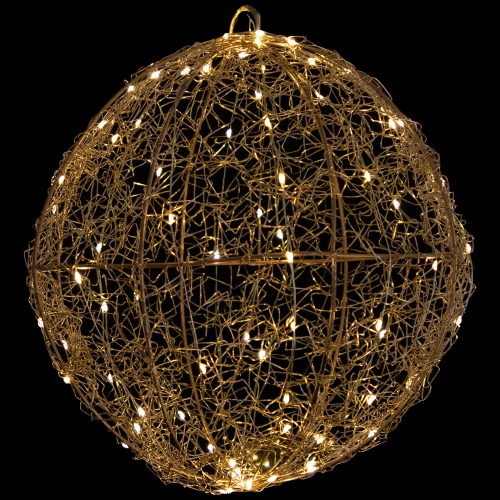 Décoration de Noël d'extérieur en boule lumineuse à DEL Twinkle