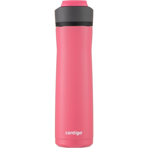 Contigo Ashland Chill 2.0 Stainless Steel Water Bottle with AUTOSPOUT Lid, Frosted Rose, 24 oz