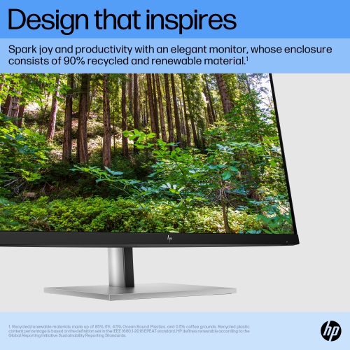 HP 27" FHD 75Hz 5ms GTG IPS LCD Monitor - Black, Silver