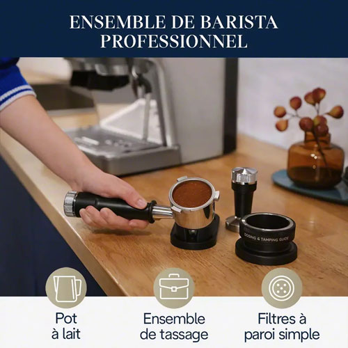 Machine à espresso automatique La Specialista Arte Evo de De'Longhi avec mousseur et moulin à café - Acier inoxydable