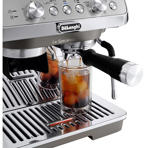 Machine à espresso automatique La Specialista Arte Evo de De'Longhi avec mousseur et moulin à café - Acier inoxydable