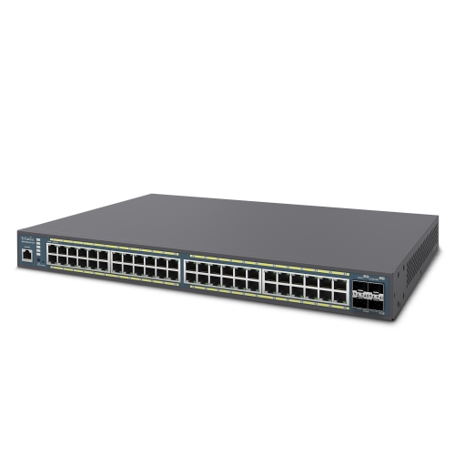 EnGenius – Commutateur PoE+ Gigabit géré EWS7952FP-FIT 48 ports Fit L2 plus, budget 740&nbsp;W, 4 ports Uplink SFP