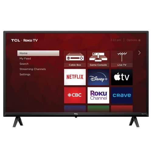 TCL 32" 3-Series 720p HD LED Roku TV Smart TV (32S351) by TCL - Refurbished condition - Image 2
