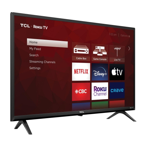 TCL 32" 3-Series 720p HD LED Roku TV Smart TV (32S351) by TCL - Refurbished condition - Image 3