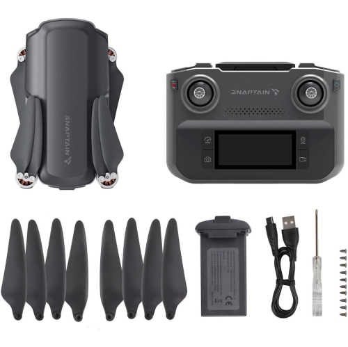 Vantop - drone photo UHD 4K GPS Snaptain P30 avec télécommande - Gris