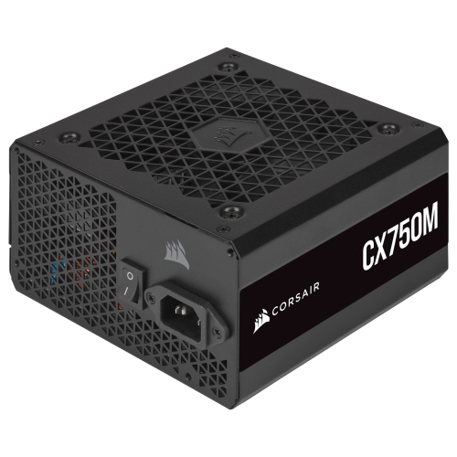 Image 1 de 6.. Corsair CX-M Series, CX750&nbsp;M, bloc d’alimentation modulaire, 80 plus Bronze