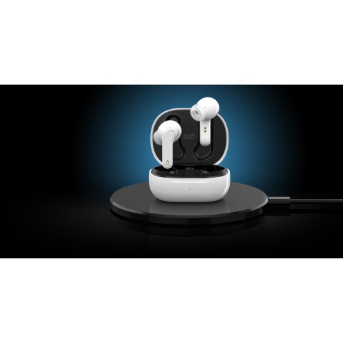 Creative Labs In-ear Active Noise Cancelling Truly Wireless Bluetooth 5.0 Headsets with Mic - White