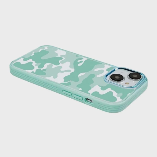 CASECO  Magsafe Iphone 14 Camo Case In Teal