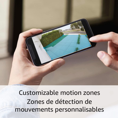 Boîte ouverte - caméra Spotlight Cam plus de Ring, batterie