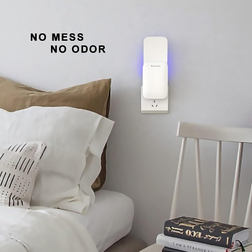 Mosalogic 2 in 1 Indoor Fly Insect Trap with Night Light