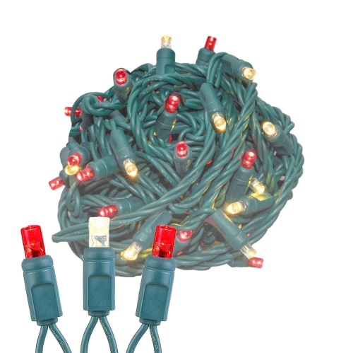 NOVELTY LIGHTS LLC  Novelty Lights Led Christmas String Lights - Ul Listed Indoor/outdoor Light Set W/ 50 Mini Bulbs for Christmas Tree, Patio