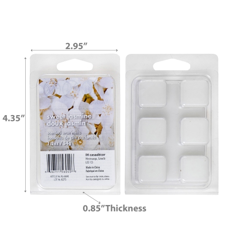 Maison Concepts 6Pk Scented Wax Melts Sweet Jasmine - Set of 4
