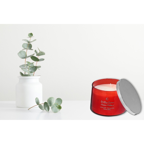 Maison Concepts 18Oz 3 Wick High Gloss Taper Candle Sparkling Prosecco