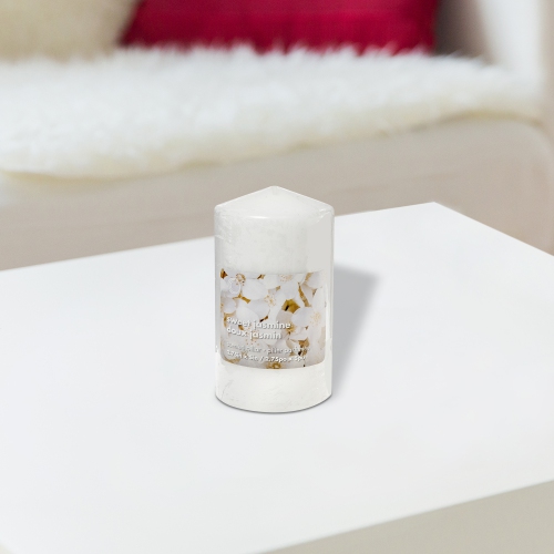 Maison Concepts 2.75"X5" Scented Pillar Sweet Jasmine - Set of 6