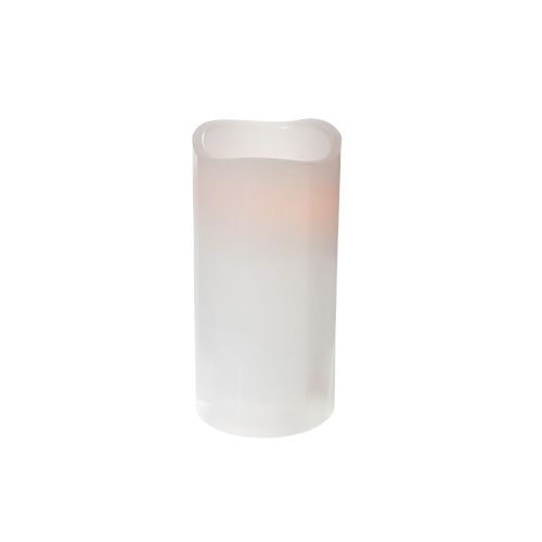 Maison Concepts Led Wave Top Unscented White Candle With Timer 3X6" - Set of 3