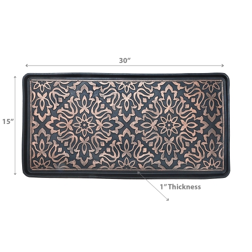 Maison Concepts Rubber Boot Tray Floral