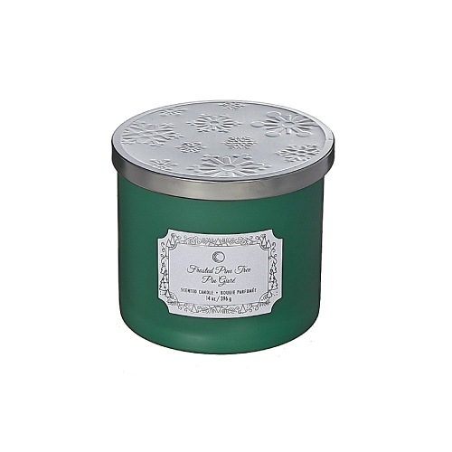 Maison Concepts Christmas 14Oz 3 Wick Jar Candle Frosted Pine Tree