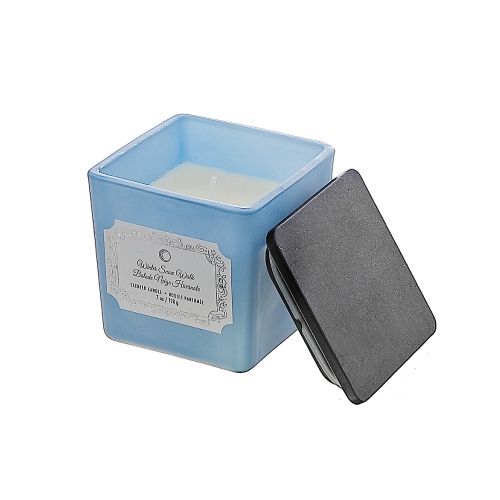 Maison Concepts Christmas 7Oz Square Candle Winter Snow Walk