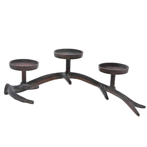 Maison Concepts Christmas Antler Stand With 3 Pillar Holder