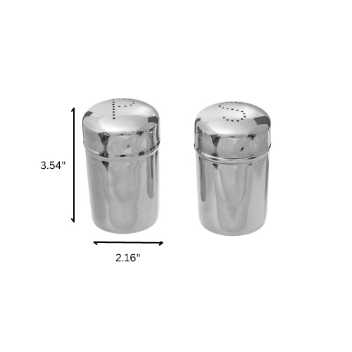 Maison Concepts Salt & Pepper With Stainless Steel Finish