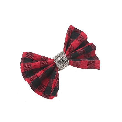 Maison Concepts Christmas Beaded Napkin Ring Silver - Set of 8