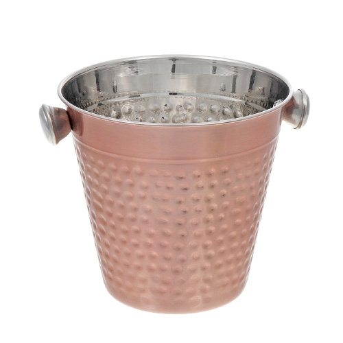 Maison Concepts Ice Bucket Hammered & Metallic Rose