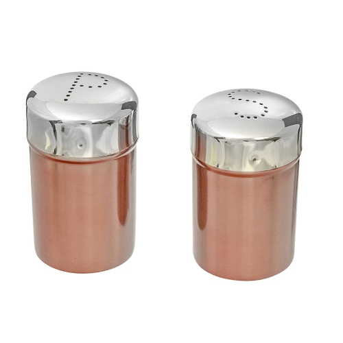 MAISON CONCEPTS  Salt & Pepper With Metallic Rose Finish