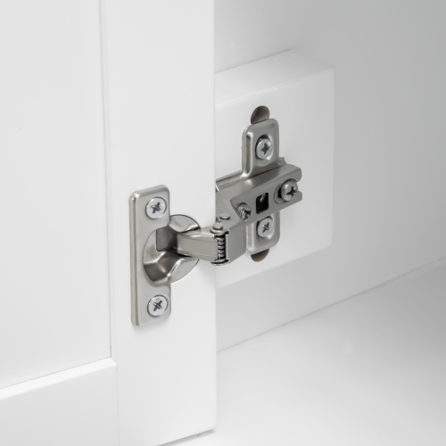 HOMCOM Sideboard Buffet Cabinet, Modern Kitchen Cabinet with 2 Drawers and Adjustable Shelves, Coffee Bar Cabinet, White