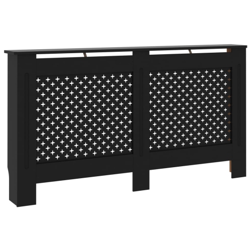 VIDAXL  Radiator Cover 152X19X81.5 Cm Mdf In Black