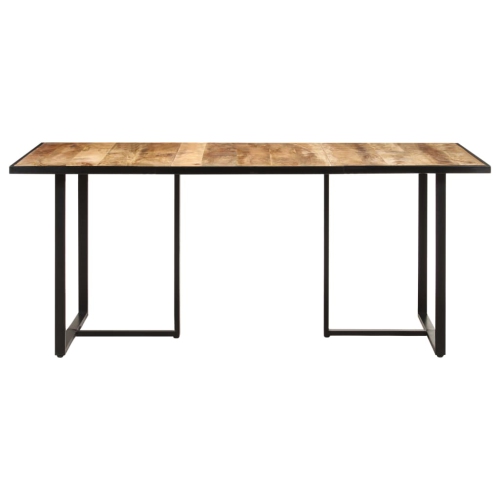 vidaXL Dining Table 70.9" Rough Mango Wood