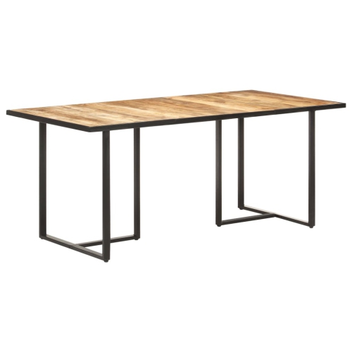 vidaXL Dining Table 70.9" Rough Mango Wood