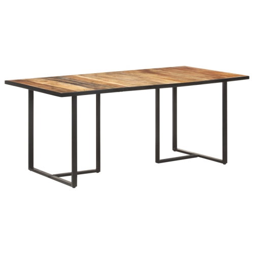 vidaXL Dining Table 70.9" Rough Mango Wood