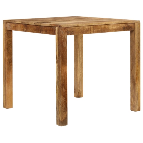 vidaXL Dining Table Solid Mango Wood 32.3"x31.5"x29.9"