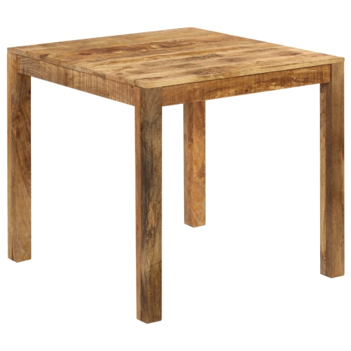 vidaXL Dining Table Solid Mango Wood 32.3"x31.5"x29.9"