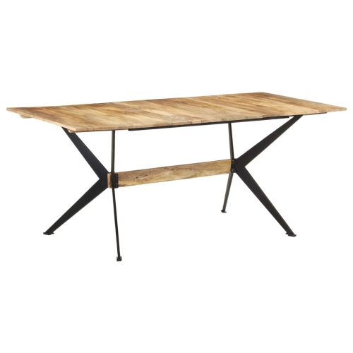 vidaXL Dining Table 180x90x76 cm Solid Mango Wood