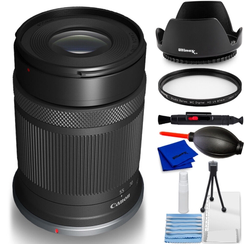 CANON  Rf-S 55-210MM F/5-7.1 Is Stm Lens ( Rf) 5824C002 - 7PC Accessory Kit