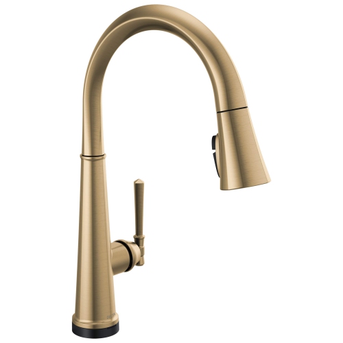 DELTA FAUCET  Emmeline Kitchen Faucet Touch, Touch Kitchen Faucets \w Pull Down Sprayer, Kitchen Sink Faucet, Delta Touch2O Technology, Lumicoat