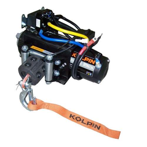 KOLPIN  Polaris Sportsman Quick-Mount Winch 3500Lb Synthetic Rope