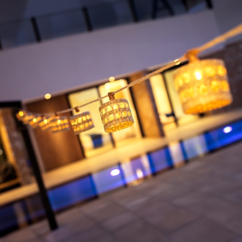 Newgarden Alba Decorative LED Garland, 26ft, Solar & Rechargeable Battery