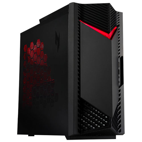 Acer Nitro 50 Gaming PC - Black/Red