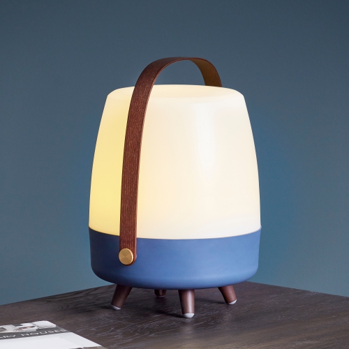 kooduu Lite-up Play Bluetooth Wireless Speaker and Portable Lamp, Ocean Blue