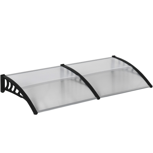 Outsunny Window Awning Door Canopy, Polycarbonate Front Door