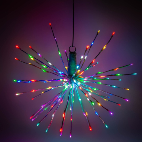 NOVELTY LIGHTS LLC  Novelty Lights Led RGB+Ww Spritz Branch Light W/remote, Bendable Artificial Tree Branch Lights for Hanging Indoor Outdoor Party