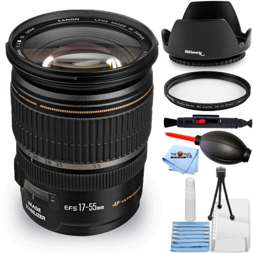 Canon EF-S 17-55mm f/2.8 IS USM Zoom Lens 1242B002 - Essential UV