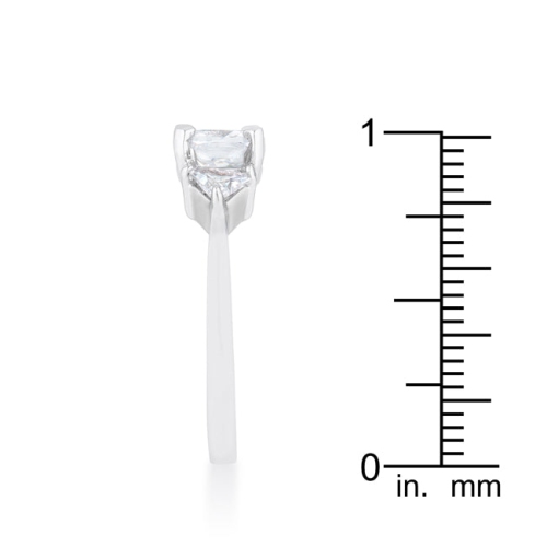 Shonda 1.8ct CZ Cushion Classic Statement Ring