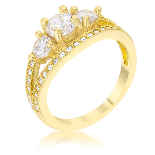 JGI  Geneviere 1.45Ct Cz 14K Classic Ring In Gold